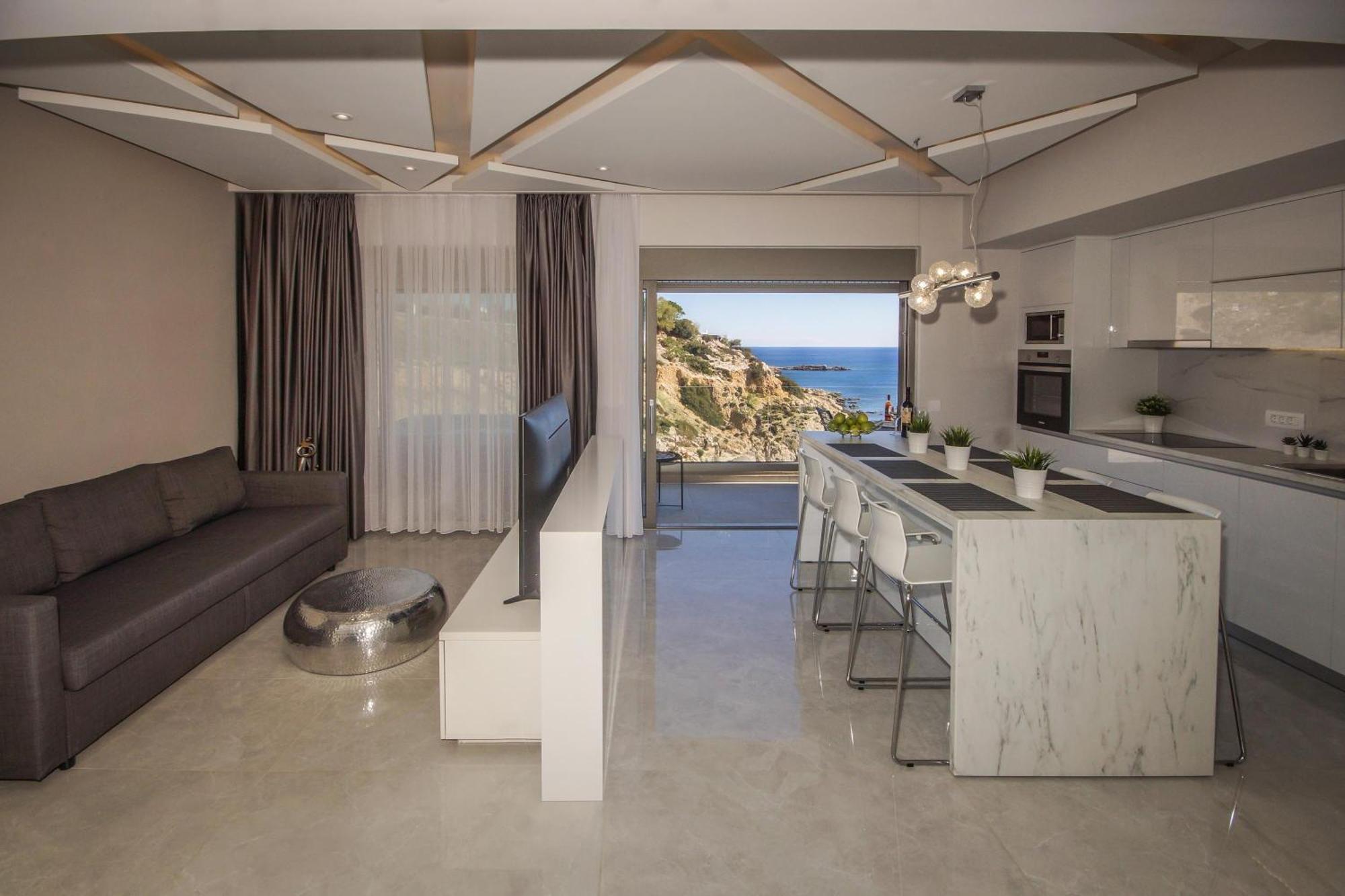 Aquamarine Luxury Suites Archangelos  Luaran gambar